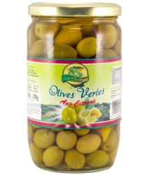 Olives vertes au citron les Vergers de Marrakech