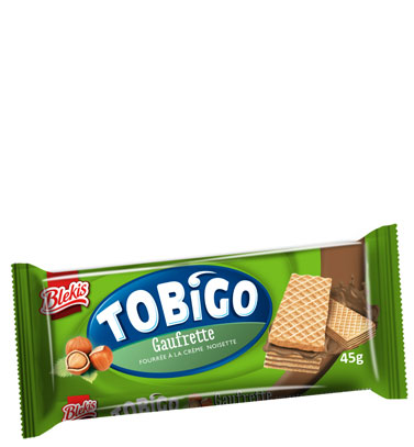 Biscuit Tobigo gaufrettes noisettes - Venizia Inc.